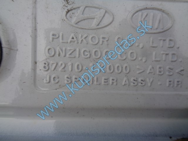 zadný spoiler na piate dvere na hyundai ix20, 